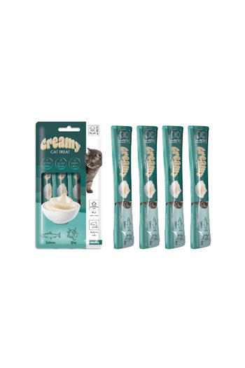 MPET Creamy Treats for Cats 4*15g Salmon & Beef