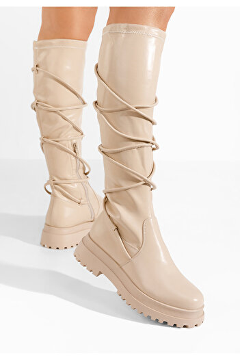 B T Shoes Ψηλές μπότες Cazorla μπεζ
