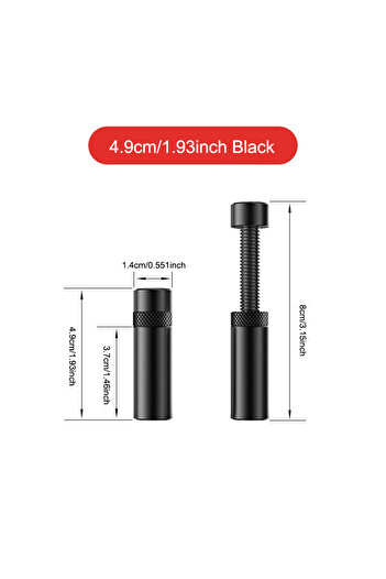 Choice6 Black 49mm GPUHOLD Graphics Card Bracket GPU Holder Video Card Support Stand Aluminum Vertical Teles