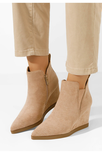 B T Shoes Μποτακια πλατφορμεσ Shanon χακι