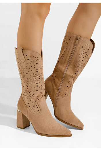 B T Shoes Καουμπόικες Μπότες Fathma χακι
