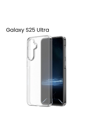 Flippy Protective Case for Samsung Galaxy S25 Ultra 5G, Slim Transparent TPU Silicone Case Protect P