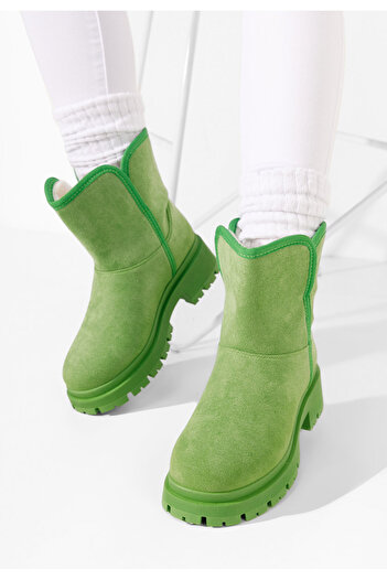B T Shoes Μπότες τύπου ug Octavia πρασινο