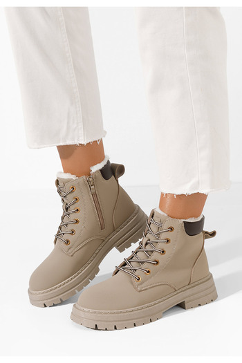 B T Shoes Αρβυλάκια γυναικεία dama Katavega μπεζ