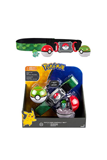 Choice6 NO box miao wa Pokémon Belt Set Toy Pokémon Ball Belt Battle Monster Doll Pokémon Pikachu Eevee Char