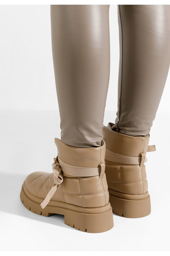 B T Shoes Khaki dámské sněhule Sinelda