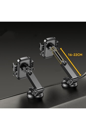 Flippy Phone Holder, Flippy, with Suction Cup 19 x 10 x 9 cm, Black