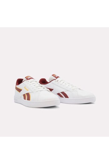 Reebok Comfortable Lace-Up Casual Sports Shoes White Sneaker White