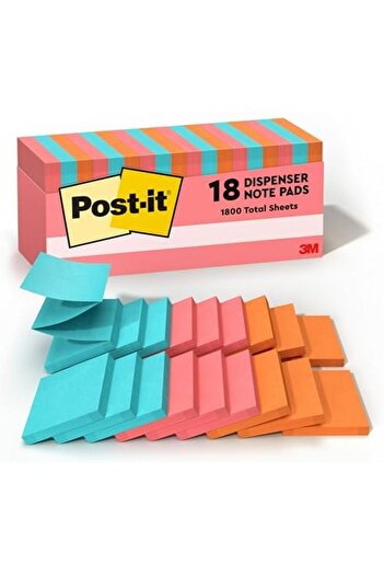 STOREMAX Snshop Pop-Up Notes, 18-Pads Cabinet Pack, 100 Sheets-Pad (R330 18 Ctcp) 467437