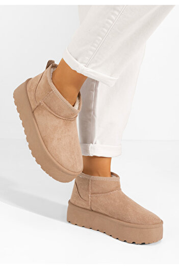 B T Shoes Μπότες με πλατφόρμα Savieda V7 χακι