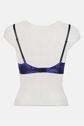 Calvin Klein Women Floral Non Wired Padded Bra, Multicolor