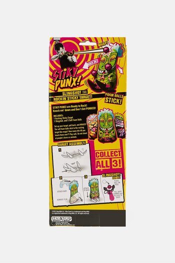 Hog Wild Stiky Punx Slingshot With Rockin Sticky Ape Target