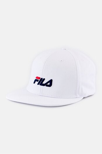 FILA Men Embroidered Logo Sports Cap, White