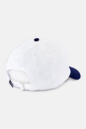 FILA Women Textured Sport Cap, White