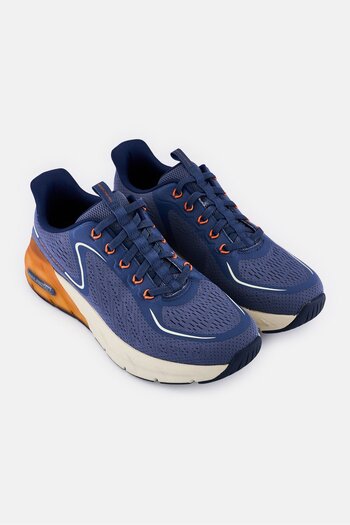 SKECHERS Men Max Protect Lace Up Outdoor Shoes, Blue