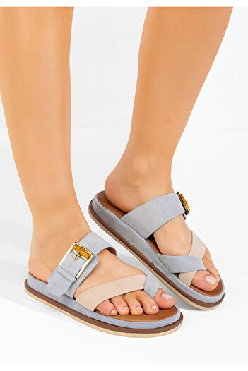 B T Shoes Παντόφλεσ χωρις τακούνι Rozlyn μπλε