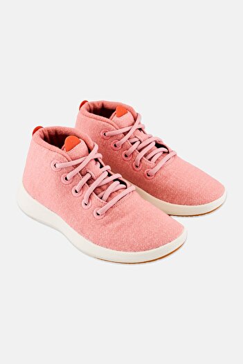 Allbirds Women Wool Runner Up Mizzle Lace Up Shoes, Peach
