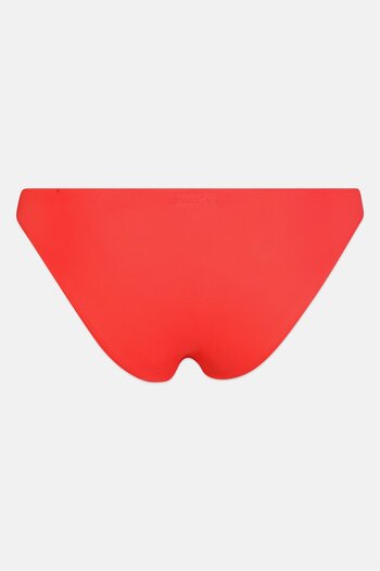 BİLLABONG Women One Piece Solid Bikini Panty, Sunset Red