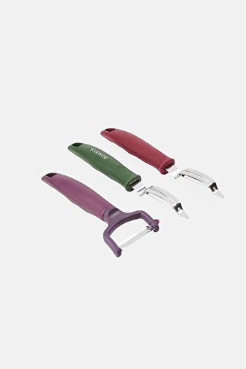 Bombay 3 Pieces Peeler Set, Multicolor