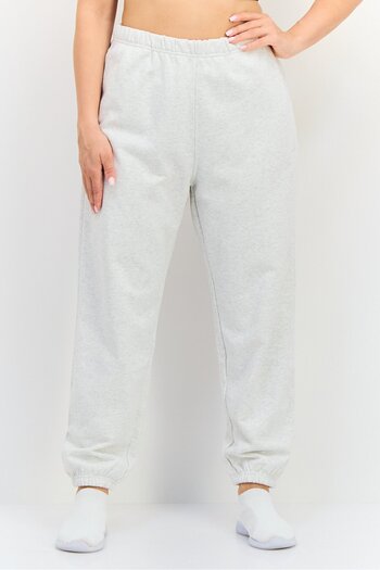 New Balance Women Relaxed Fit Running Sweatpants, Grey