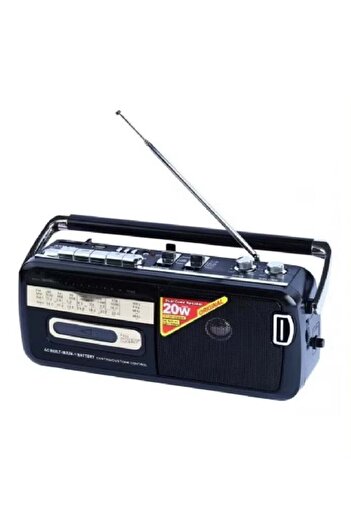 DLC Portable Handheld Radio and Cassette Player with USB and Bluetooth Support