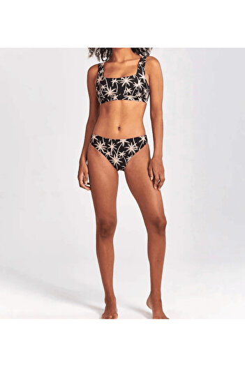 Shiwi 2 Piece Swimsuit - Shiwi, 40, black/cream palm print