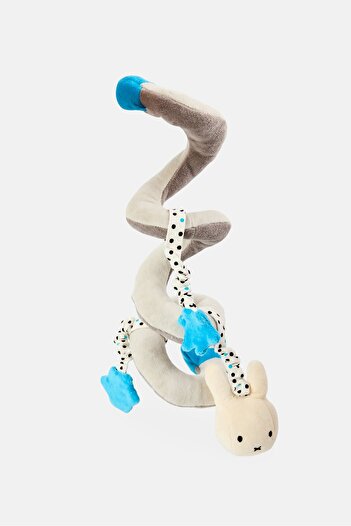 Heunec Miffy Gots Stroller Chain Soft Toy, Grey