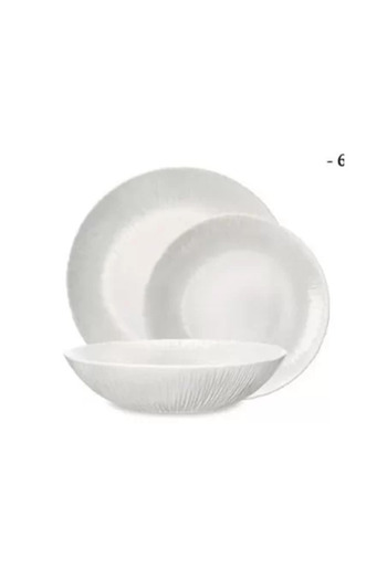 OEM Set farfurii opal, 18 piese, Coconut