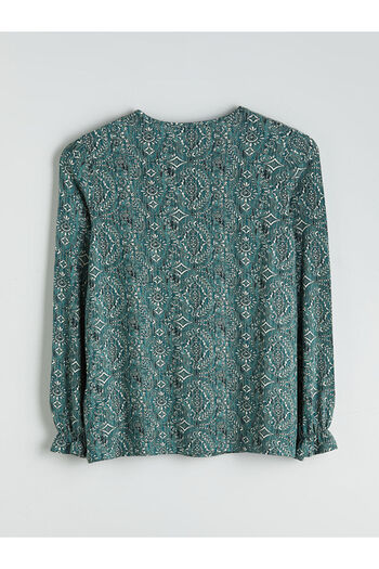 LC Waikiki Crew Neck Patterned Blouse