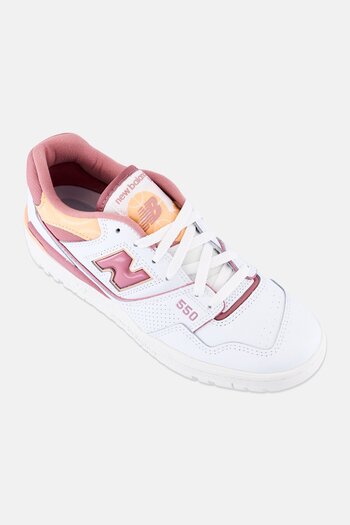 New Balance Women BBW550EA Lace Up Outdoor Sneaker Shoes, White