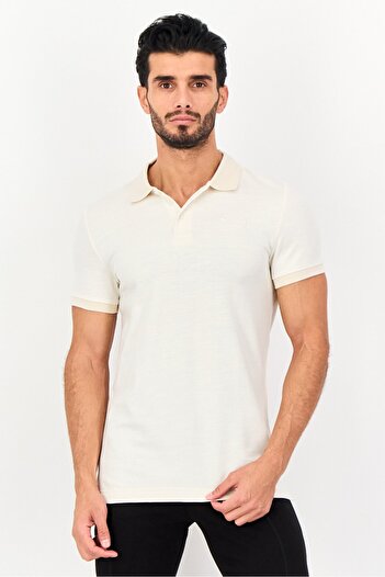 Puma x One8 Men Slim Fit Short Sleeves Outdoor Polo Shirt, Off White