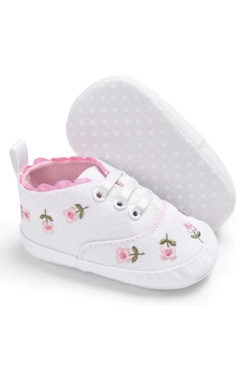 drool Baby Booties (Color: White, Size: 3)