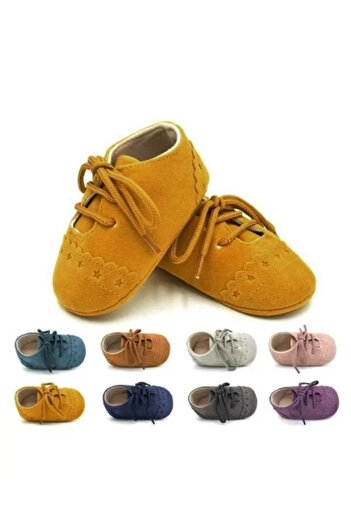 drool Elegant Baby Shoes (Size: 12-18 Months, Color: Dark Gray)