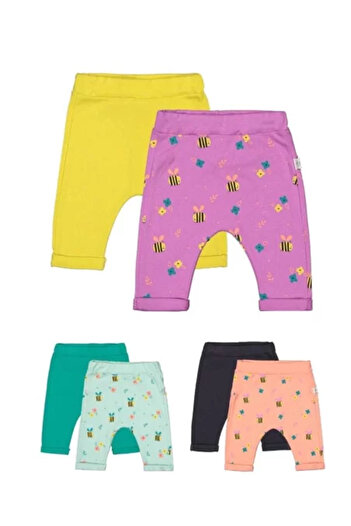 Tongs Baby Set of 2 Baby Pants with Bee Design