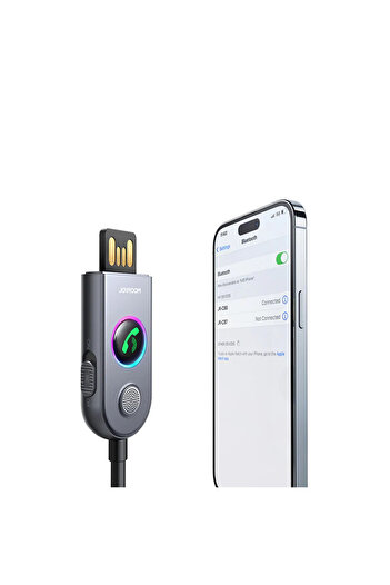 Joyroom JR-CB6 Car Adapter - B Series ENC Wireless Receiver-Dark Gray