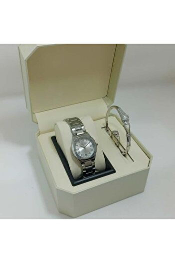 marblino Luxury Women's Zircon Bracelet, Ring and Watch Set from Marbelino