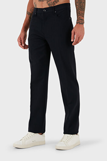 Emporio Armani Streç Straight Fit Normal Bel Düz Paça Pantolon Erkek PANTOLON EM000763 AF18079 UB118