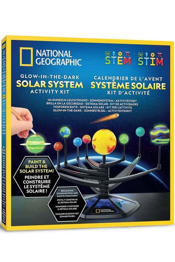 NATIONAL GEOGRAPHIC Blue Marble National Geographic Glow-In-The-Dark Solar System Activity Kit!