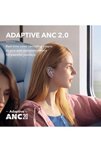 Anker Soundcore by Liberty 4 NC Wireless Earbuds, 98.5% Adaptive Noise Cancelling, Hi-Res, 50H