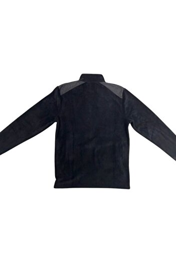 Cazador Men's Black Jazz 53650 Stand Collar. Sweat Cardigan Sweatshirt 53650-199