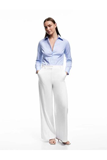 Koton Women's Long Sleeve Shirt 6Wak60033Uw