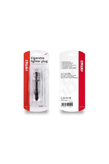 AMIO EURO Cigarette Lighter Plug 12/24 V with LED