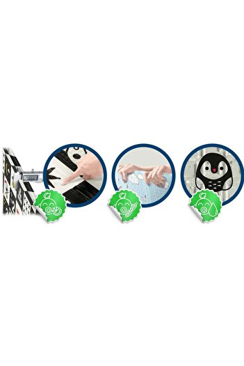 NUKIDO Foldable foam mat, double-sided, thermal insulation, beautiful, unique pattern, ocean and numbers, 200 x...
