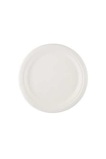 Hotpack 9-Inch Bio-Degradable Paper Plates 10pcs – Eco-Friendly Disposable Tableware