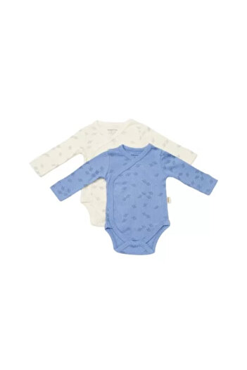 BabyCosy Set 2 body-uri petrecute Printed, BabyCosy, 50% modal+50% cotton