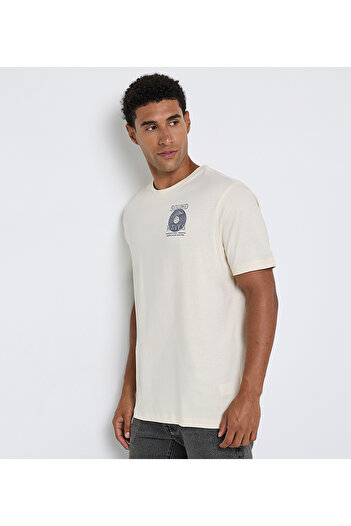 Ben Sherman Men's White Crew Neck Tee