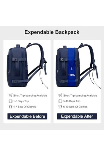 Chantria Travel Laptop Backpack for Women, Carry On Backpack with USB Charging Port, 15.6 inch Lapto