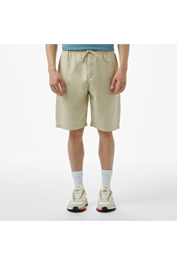 Lacoste Erkek Relaxed Fit Bej Bermuda Şort