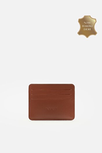 MAFİ Terra Handmade Hand Painted Genuine Leather Card Holder – 6 Card Slots, Timeless Design