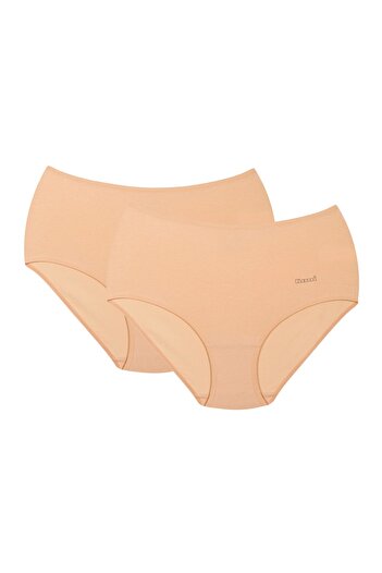 Kom Women's Basic Maxi High Waist 2-Piece Panties Set